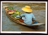 miniature Thailande  Cpm  The floating market- Le marché flottant 