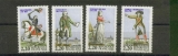 France 2592 2595 révolution personnage 1989 du bf 10 neufs ** TB MNH sin charnela cote 4.4 