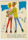 Cpm Humour  Le Ski , par Colline 