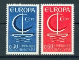 France 1490 1491 1/4 de cote Europa 1966 neufs ** TB MNH sin charnela cote 1.5 