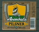 Etiquette Biere - Norvège - Arendals Bryggeri - 