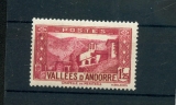 Andorre  39 A église neuf avec trace de charnière* TB MH con charmela cote 66