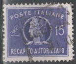 Italie 1949 - Recapite 15 L.