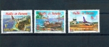 Wallis et Futuna 254 256 1980 dessertes des iles neuf ** TB MNH sin charnela cote 0.85 