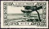 France Vignette / Posterstamp La Belle France - Nice (couleur verte)