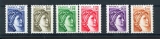 France 2056 2061 1979 1/4 de cote Sabine neufs ** TB MNH SIN CHARNELA cote 4.75