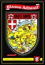 France 74 Haute-Savoie - Blason adhésif du département sur carte postale