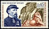 France 1660 1970 1/4 de cote siège de Belfort Denfert Rochereau neuf ** TB MNH sin charnela cote 0.5