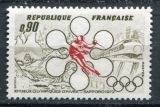 France 1705 1972 1/4 de cote ski JO sapporo   neuf ** TB MNH sin charnela cote 0,65