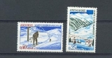 Andorre 175 176 1/4 de cote sports ski en Andorre 1966 neuf ** TB MNH sin charnela cote 4.9 