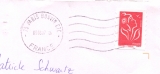 miniature France - Lettre - Oblitération 75 Paris Bonvin 09.06.2007 - Timbre marianne