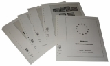 miniature Europa 1988 Feuilles pré-imprimées Lindner sans timbres