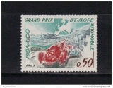 MONACO  609 1963 1/4 de cote grand prix automobile neuf ** TB MNH cote 1.1 euros 