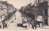 CPA CALAIS (62) PERSPECTIVE DU BOULEVARD LAFAYETTE - BELLE ANIMATION - TRAMWAY