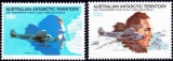 Australie AAT 1979 Cinquantenaire 1ère expédition aérienne antarctique de Richard Byrd YT 35/36 **