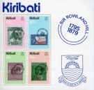 Kiribati 1979 Centenaire de la mort de Sir Rowland Hill 1795-1879 (feuillet)