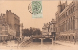 CPA GAND (BELGIQUE) QUAI DU BAS-ESCAUT - ANIMEE (1906)