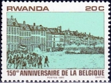 miniature Rwanda 1980 150e anniversaire de la Belgique - Y&T 958 **