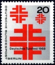 miniature Allemagne Berlin 1968 Fête nationale de gymnastique Y&T 296 **