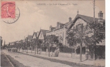 CPA SANNOIS (95) LA ROUTE D'ARGENTEUIL, LES CHÂLETS - ANIMEE 