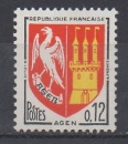 miniature FRANCE 1962 - BLASON D'AGEN - YT : 1353A