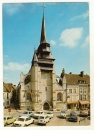 cpm 27 Nonancourt  l'Eglise  Parking , automobiles