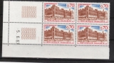 France 1501 saint germain en laye bloc de 4 coin daté 5 6 67 neuf ** TB   MNH cote 2.3
