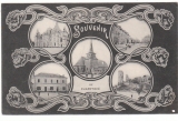 CPA SOUVENIR DE CHAMPTOCE (49) 