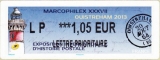 France 2013 Vignette d'affranchissement LISA  - Marcophilex Ouistreham 1,05 € Lettre Prioritaire