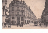 CPA ORLEANS (45) RUE DE LA REPUBLIQUE (SOCIETE GENERALE) - ANIMEE - TRAMWAY
