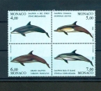 Monaco 1821 1824 1/4 de cote 1992 faune Marine DAUPHINS DU BF 56 neuf ** TB MNH cote 15.5 