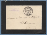 LF CARROUGES  ORNE T84  20/11/1896 au verso T84 Alençon