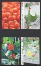 8 TELECARTES JAPON FRUIT....COCKTAIL (2 scans)