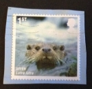 GB 2010 Mammals Otter (SELF-ADHESIVE)  YT 3329 