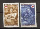 France 1619 1620 1/4 de cote croix rouge 1969 neuf ** Tb MNH sin charnela cote 1.3