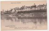 cpa 51 Dormans guerre 914-1918 La Marne et la voie ferrée ( train )