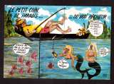 miniature France Cpsm Humour La pêche Le petit coin de Paradis...du vrai Pêcheur