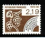 Année 1983 : Y. & T. N° 180 **  L' Automne