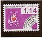 Année 1984 : Y. & T. N° 182 **  Carte à jouer : Coeur