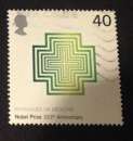 GB 2001 Nobel prize 40p YT 2277 / SG 2235