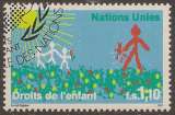 ONU Geneve 1991 : yt 211 Oblitéré/Used # Droits de l'enfant