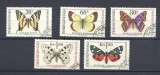 Tchecoslovaquie  Y & T  N° 1483/87 Papillons divers