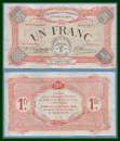 BILLET CHAMBRE COMMERCE 1 Fr EURE & LOIR 1917