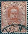 Italie - 1891 - Y&T 60 (o) - cancelled - used