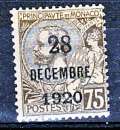 Monaco  49 1/4 de cote  Prince Albert surchargés 1921 neufs avec trace de charnière * TB MH cote 6