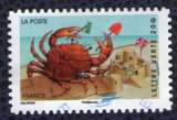 France 2014 Oblitéré rond Used Stamp Vacances Crabe à la Plage Y&T 979