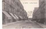 CPA CETTE (34) LA RUE NATIONALE - ANIMEE