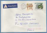 Suisse N° 1264 + 1414 / L  > France Pro Juventute 1992  chene gland ane FL Elephant