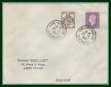 BT Foire Exposition Coutances 27 / 5 / 1950 / N° 689 + 735  voy. TB Dulac Strasbourg