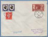 BT C.I.G.R.E. 1954 Paris 12 / 5 / 1954 (1er jour) / N° 693 + 755 + 661 voy. TB  St Denis Dulac Corse